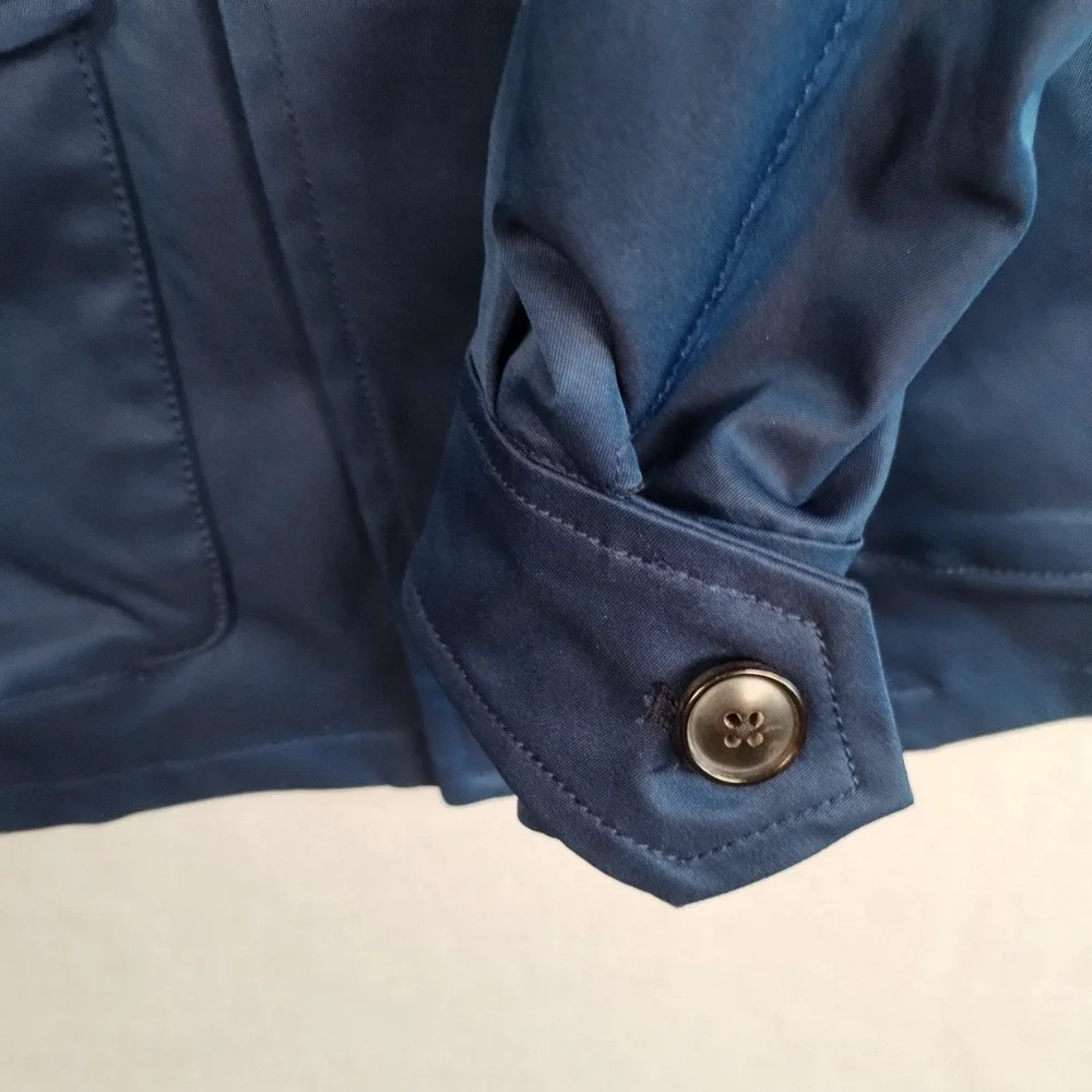 Banana Republic Men's Navy Blue Field Jacket XS Water Resistant‎ Utility Hooded